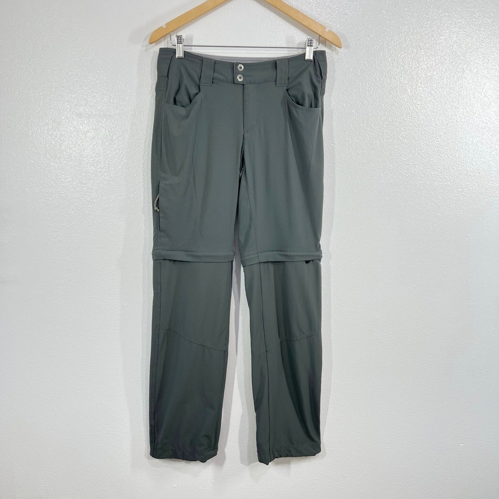 Columbia Saturday Trail Convertible Pants Women's 8 Gray AL8004 Hiking Outdoor - Picture 2 of 10